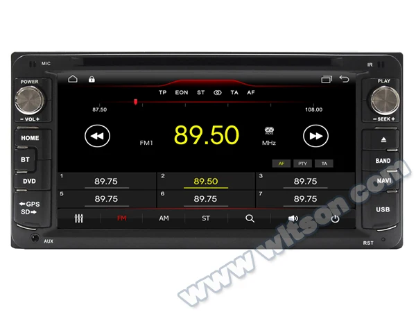 Автомобильный DVD-навигатор WITSON на Android 11 с GPS для TOYOTA COROLLA RAV4 VIOS HILUX Terios поддержка