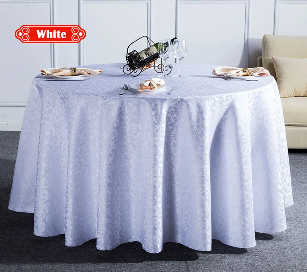 10 шт. белая скатерть из полиэстера для отеля обеденного стола украшения