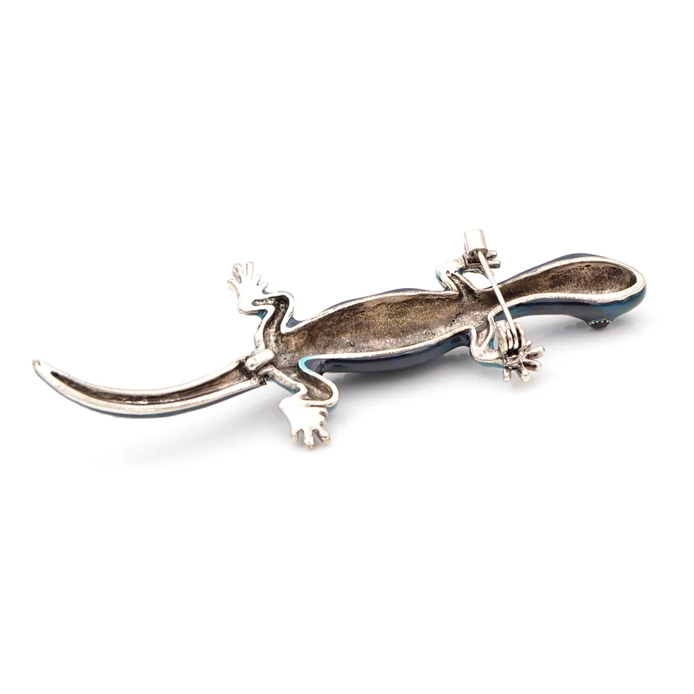 Брошь унисекс "Ящерица" CINDY XIANG, интересное украшение с эмалью и стразами для пальто, жакета, платья, новое поступление, отличное качество, доступно 3 цвета