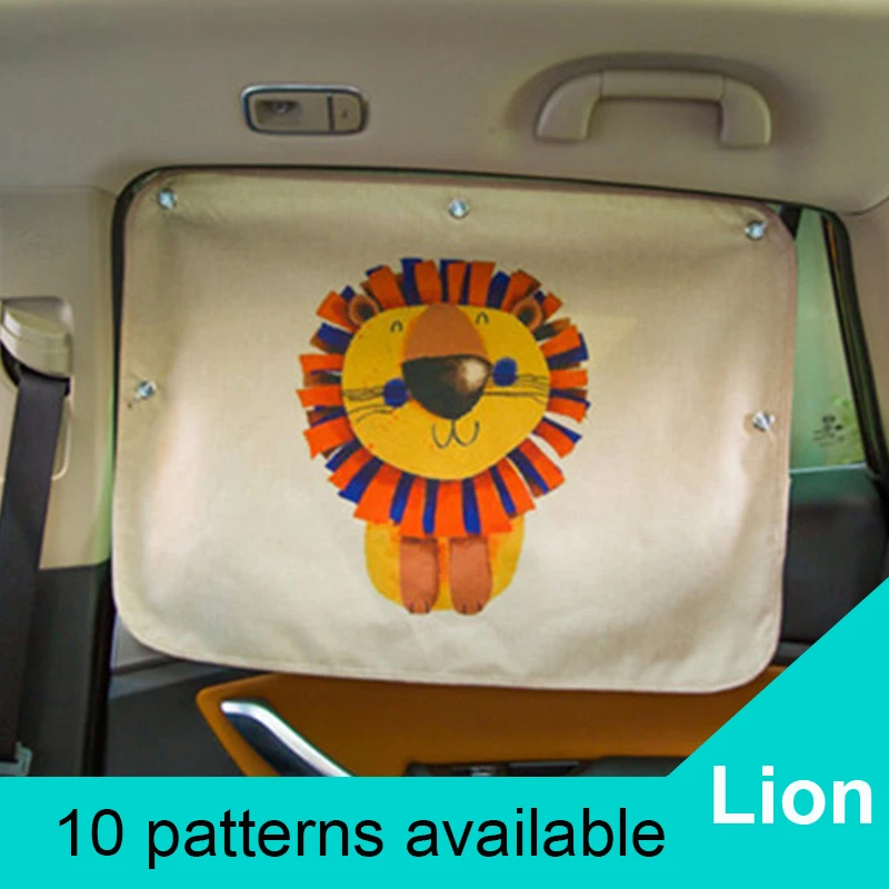

1pc Car Windshield Car Sun Shade Curtains Cute Cartoon Car Styling Rear Side Window Sunshade Protect Window Curtains