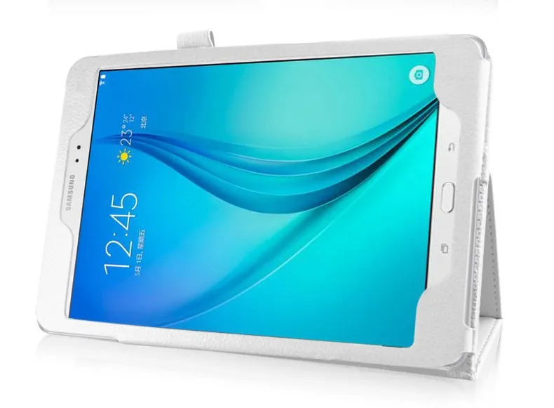 Деловой Чехол книжка из искусственной кожи с подставкой для Samsung Galaxy Tab A 8 0 T350 T351