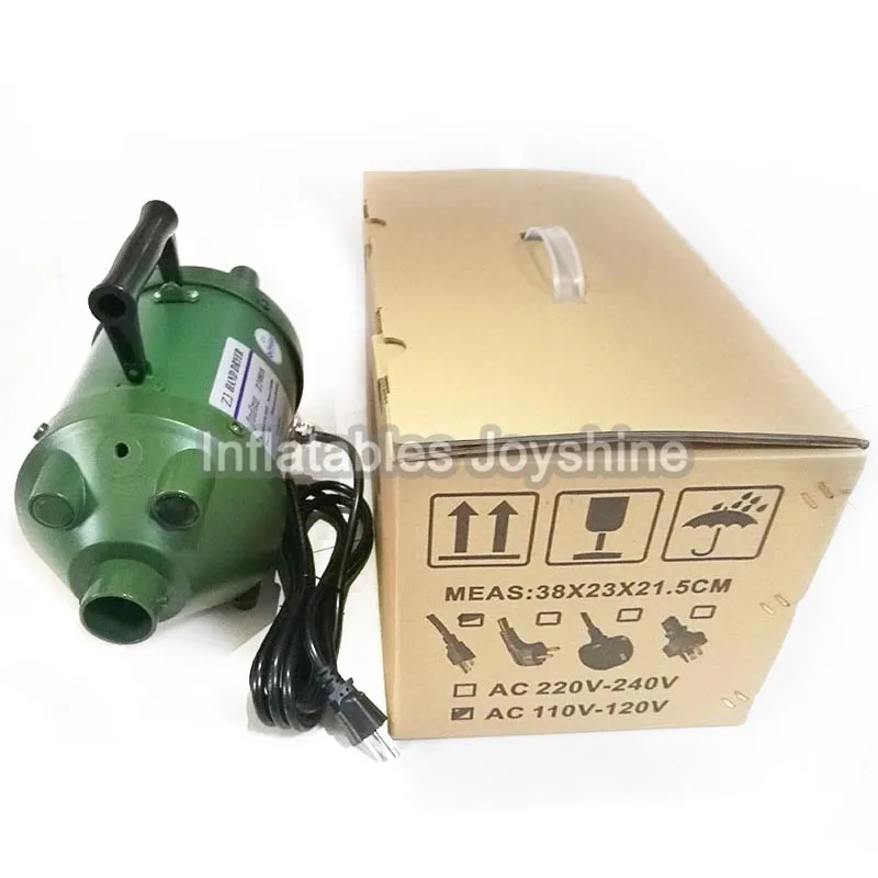 1800W green 1800 Вт Электрический воздушный насос воздуходувка для зорб мяч, водный шар, шарик пузыря - Цвет: 1800W green