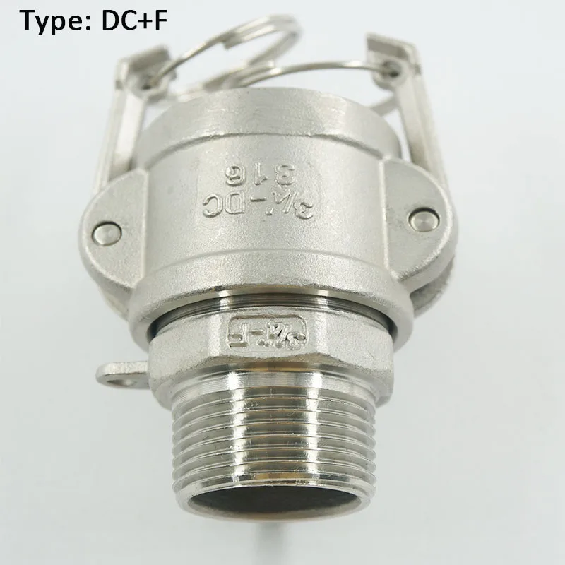 1/2 &quotдо 4&quot Тип DC + F Camlock Муфта Stianless сталь 304 БЫСТРОРАЗЪЕМНАЯ муфта|Фитинги для