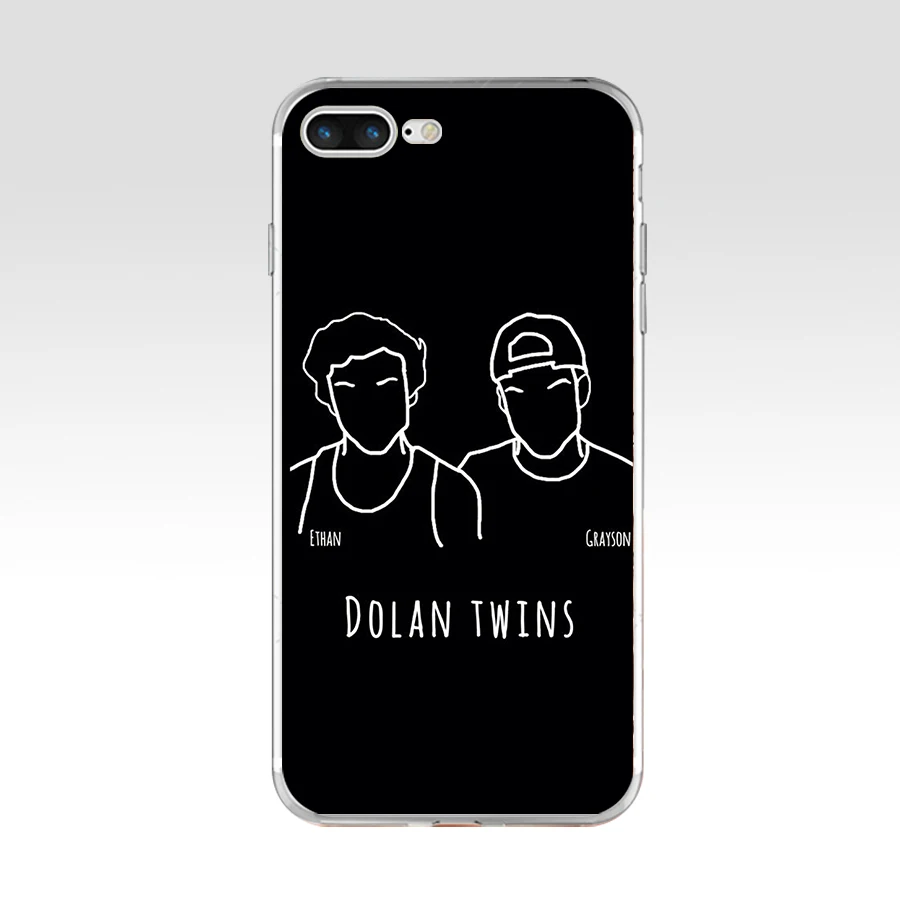 134AQ Dolan Twins Мягкий ТПУ силиконовый чехол для Apple iPhone 6 6s 7 8 plus|Бамперы| |