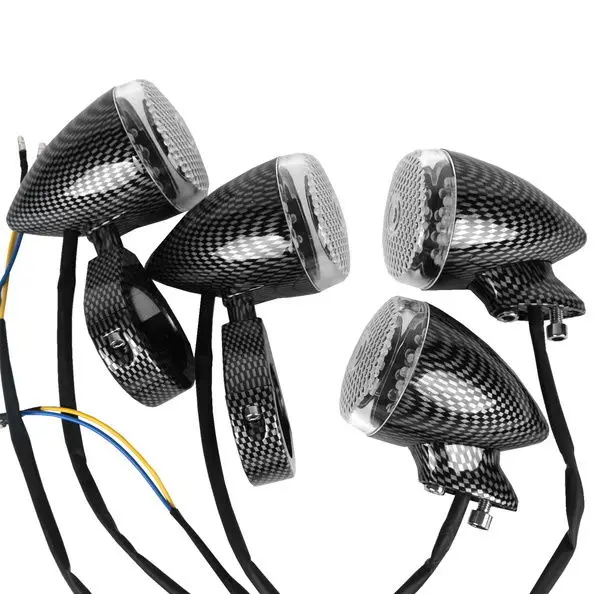 Светодиодный поворотный сигнал для мотоцикла 39 мм зажим вилки Harley Sportster Dyna Bobber| |