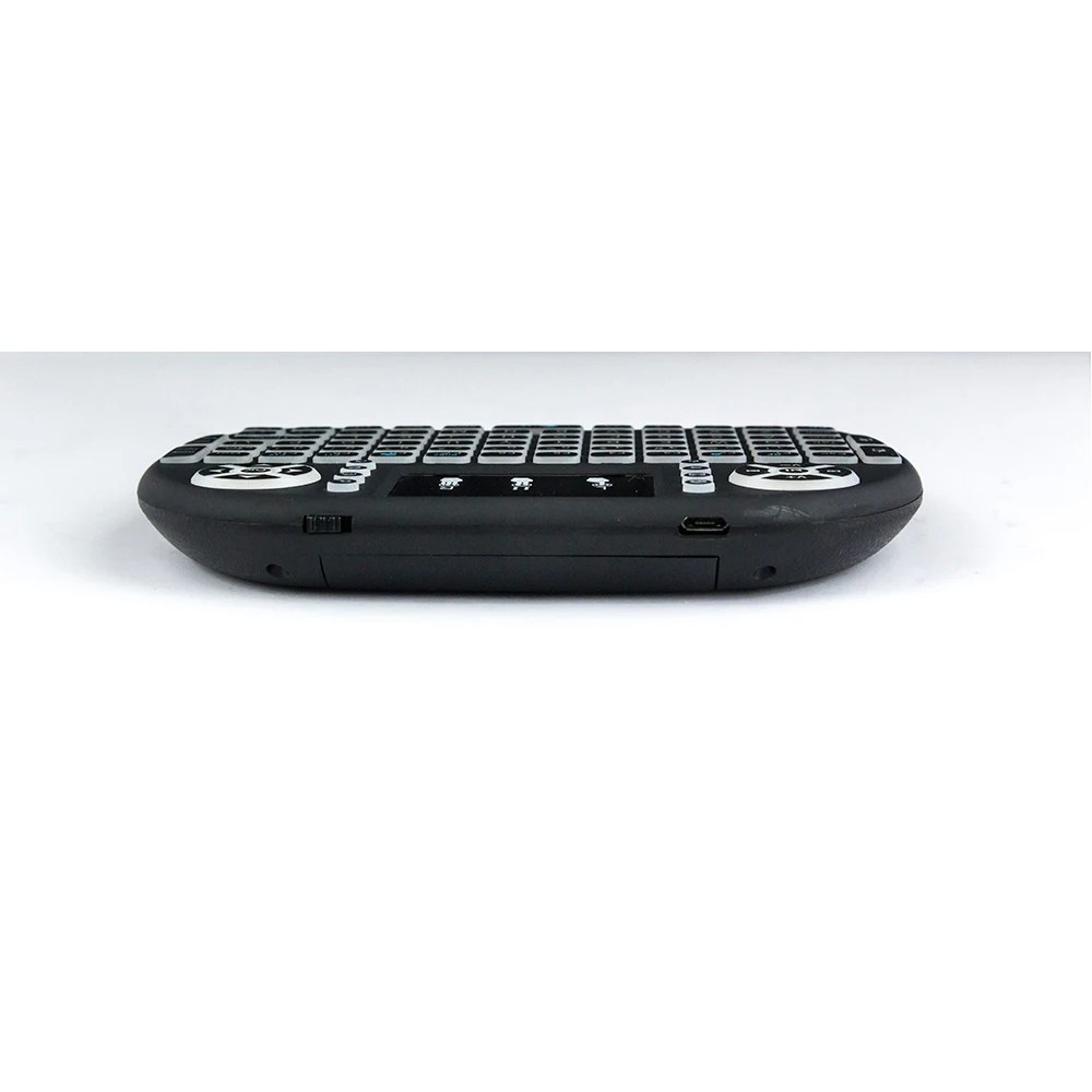 10 шт. VONTAR подсветка i8 английская 2 4 ГГц Беспроводная клавиатура Air Mouse тачпад