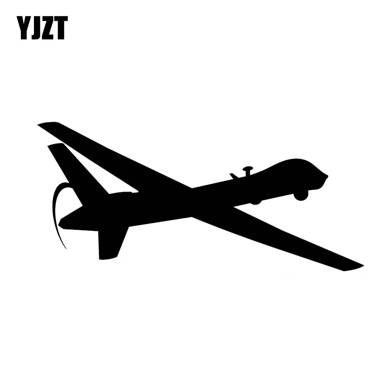 YJZT 12 см * 5 4 Бла (беспилотный летательный аппарат Хищник автомобиля Стикеры пилот