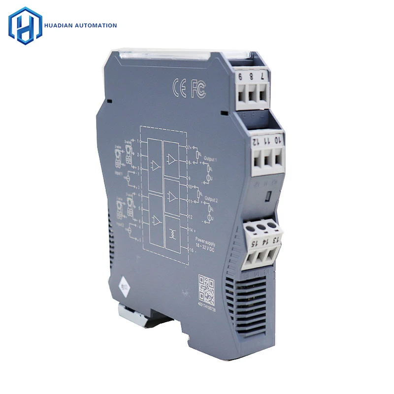 

0-10v signal converter signal isolator 0-20ma pt100 one input one output