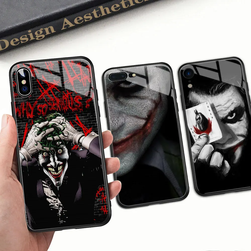 Finder Чехол для чехол iphone "," Джокер "закаленное Стекло жесткая накладка на заднюю панель для iphone 6, 6 S, 7, 8 plus X XR XS MAX 11 pro max