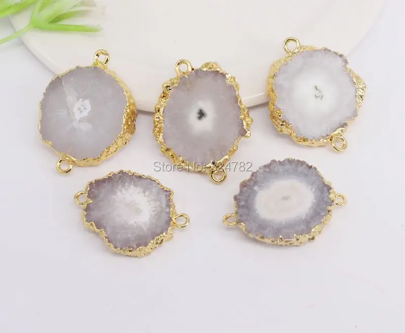 10 шт. бусины из натурального камня|beads for making jewelry|beads jewelry makingstone connector |