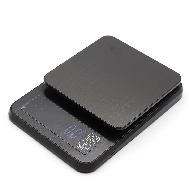 5kg 0.1g Цифровой Кухня весы 3 кг принимает массу весом до 5 кг/0,1g Портативный Электронные USB весы со временем карман ЖК-дисплей Точность ювелирные изделия Вес баланс кухни - Цвет: 5kg 0.1g