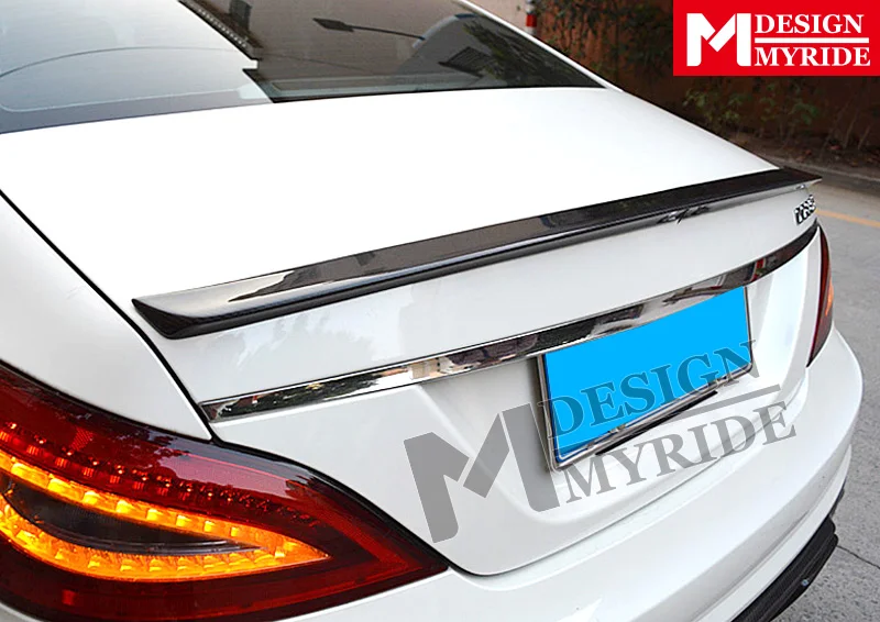 W218 спойлер из углеродного волокна для Benz CLS-Class CLS550 CLS500 CLS400 CLS350 AEAMG-Style задний 12 В |