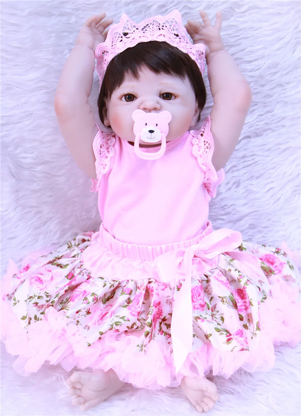Кукла для новорожденных силиконовая кукла девочек подарок детей игрушка