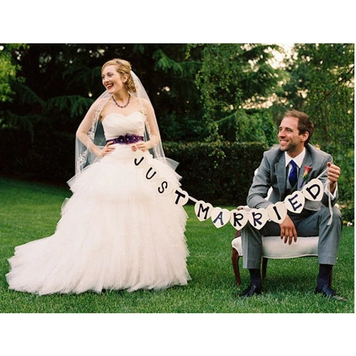 Свадебное украшение для автомобиля Свадебный баннер реквизит фотобудки