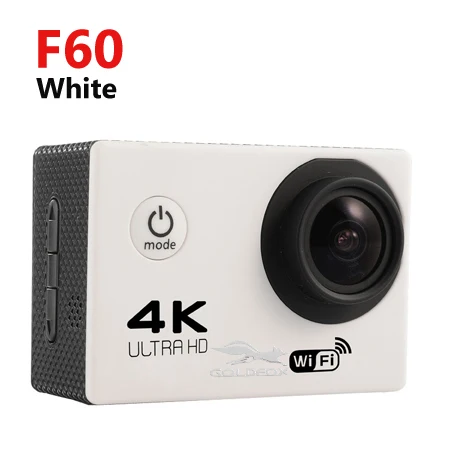 GOLDFOX F60/F60R 4K wifi Экшн-камера 1080 P/60fps Ultra HD Спортивная камера Go Водонепроницаемая DV видеокамера 16MP 170 градусов широкий угол - Цвет: As Picture Show