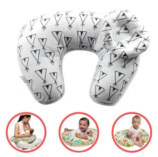 Многофункциональная подушка для грудного вскармливания мягкая u образная