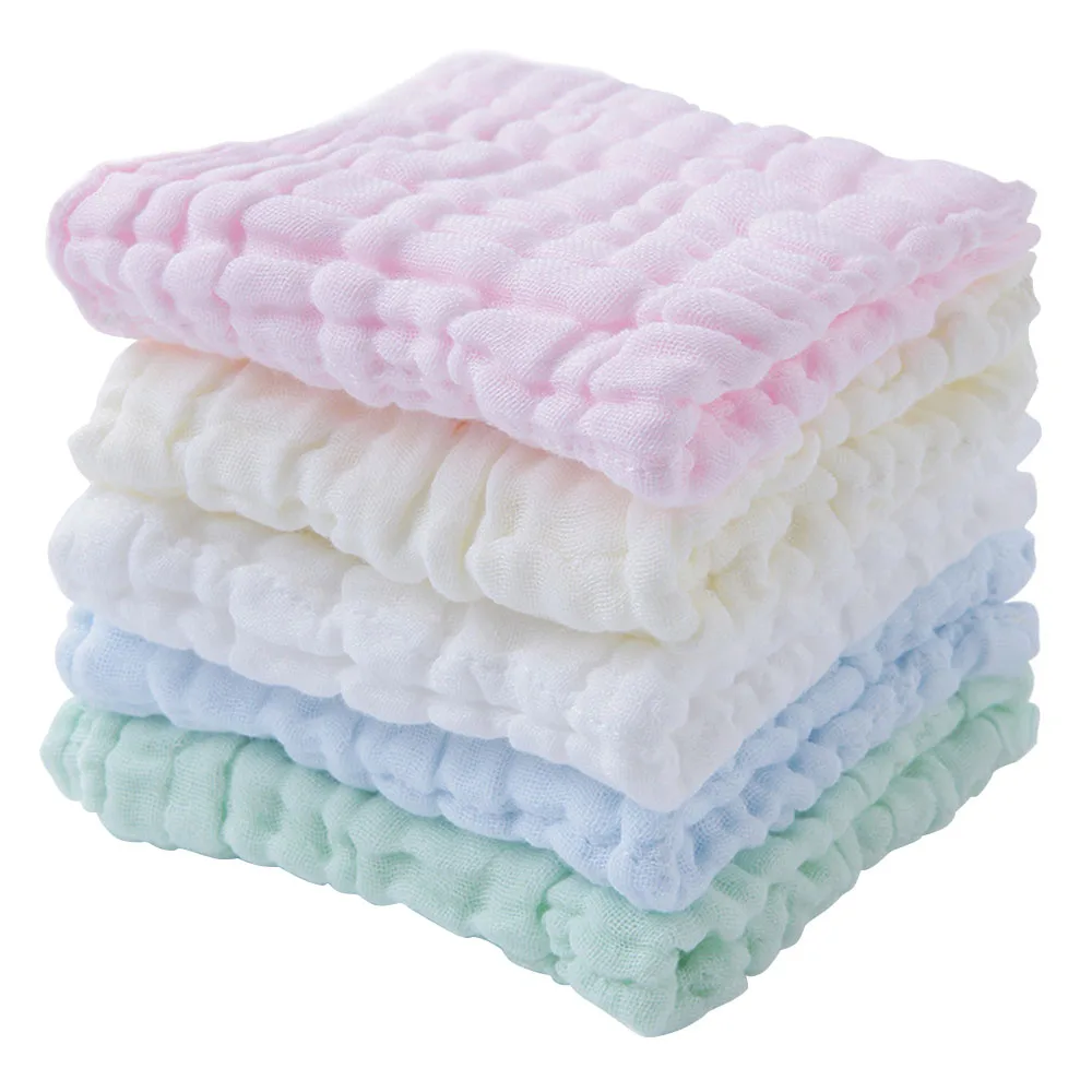 Детское полотенце Toallas Cosas Para Bebe, 5 шт., детское хлопковое 6-слойное Марлевое слюнявчик для новорожденных, полотенце для мытья