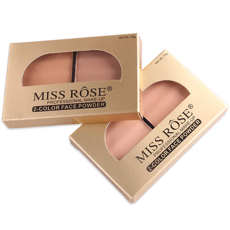 MISS ROSE минеральная прессованная пудра тени для век длительное осветление отбеливание финишная Пудра Косметика для кожи