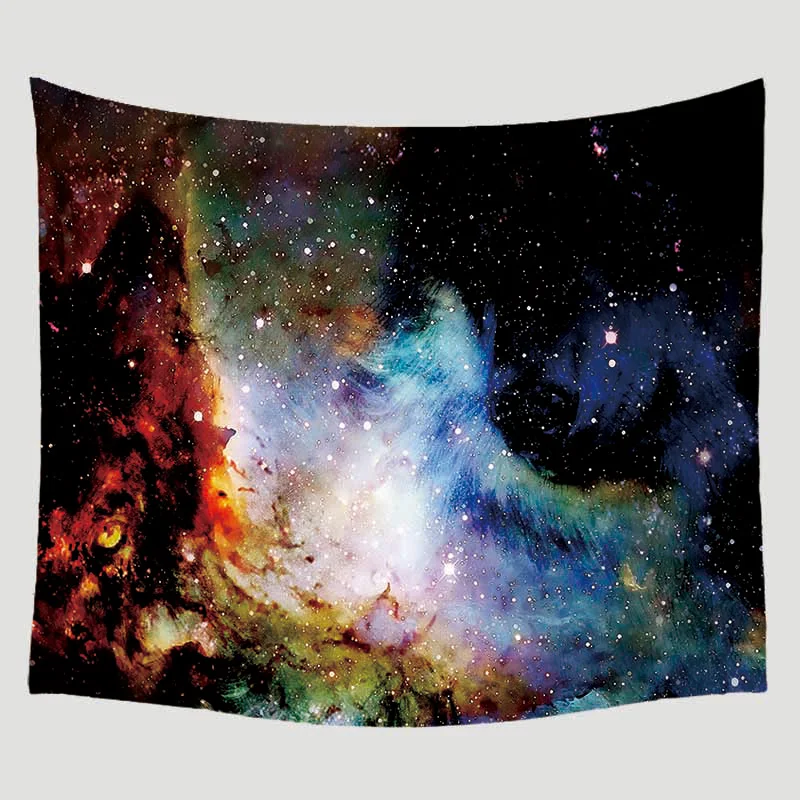 Одеяло с принтом животных волка настенное украшение для дома Мебель путешествий