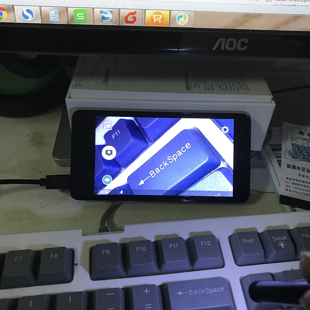 USB-эндоскоп с объективом 8 мм 6 светодиодов длина 2 м 5 10 | Безопасность и защита