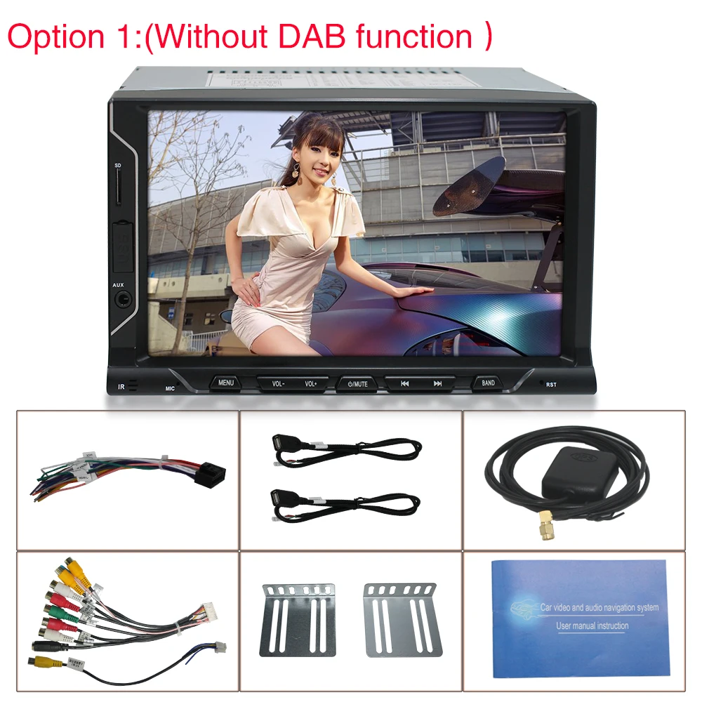 STAPON 7 дюймов Android8.0 для VW автомобиля MP5 2GRAM WiFi Bluetooth GPS RDSFM рулевое 7108|MP4 и плееры авто|