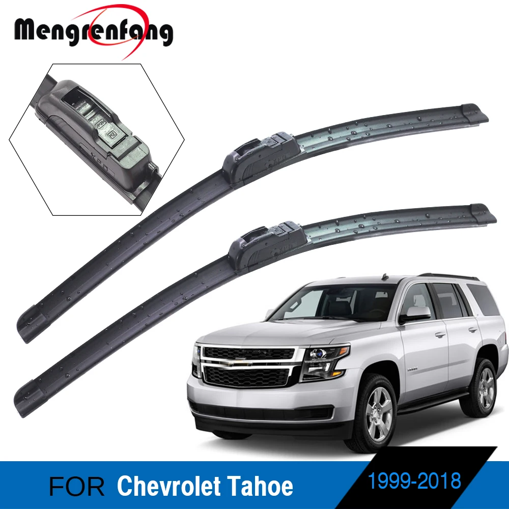 Для Chevrolet Tahoe автомобильные щетки стеклоочистителя, лобовое стекло, мягкие резиновые щетки стеклоочистителя J Hook& Pinch Tab Arms 1999