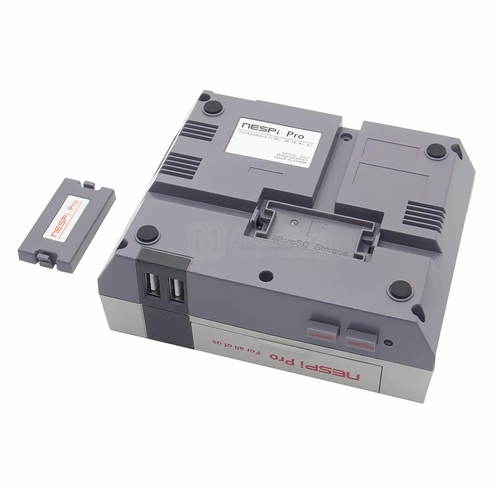Чехол Raspberry Pi 3 B+(Plus) NESPi Pro с игровой консолью RTC NES FS style | Корпус для Raspberry Pi 3 Model B+, 3B