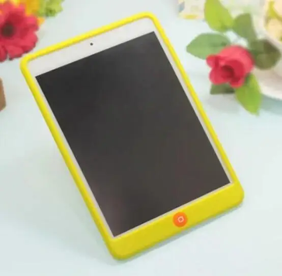 Yellow Твердый резиновый защитный чехол для iPad Air 1 силиконовый чехол A1474 A1475 яркий противоударный чехол для iPad Air 1 резиновый чехол 9,7'' - Цвет: Yellow