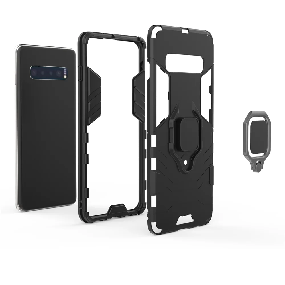 Ударопрочный жесткий защитный чехол для Samsung Galaxy S10E S10 S9 S8 Plus гибридный двойной
