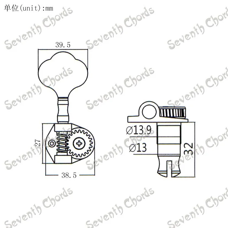 Набор из 3R3L хромированной электрогитары Колки для гитары аксессуары | Спорт и
