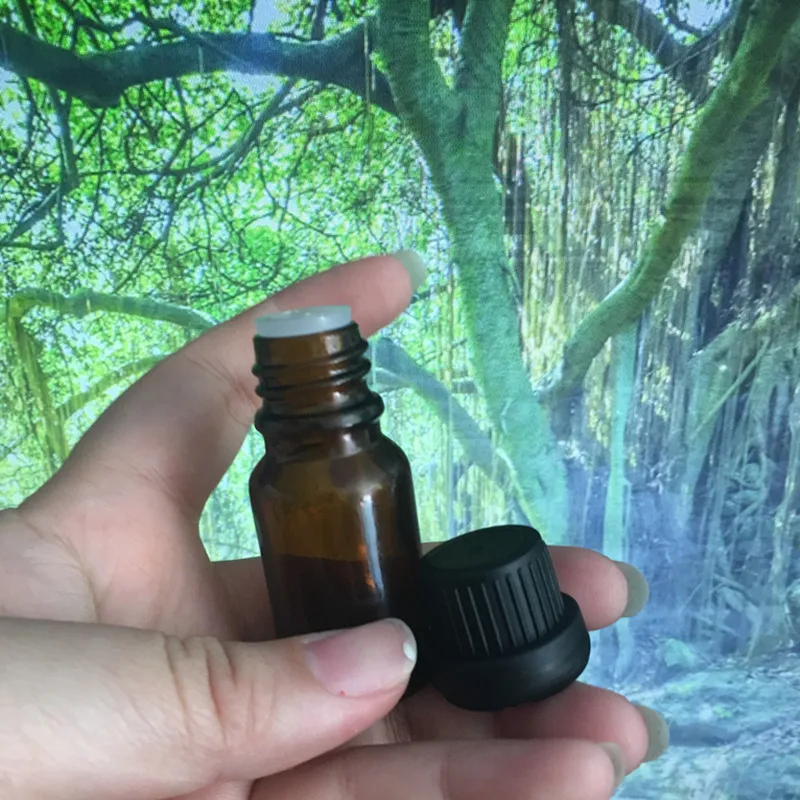 

Free shipping 192pc/lot beard oil 10ml amber euro dropper bottle essential oil glass bottle with tamper evident cap plastic plug