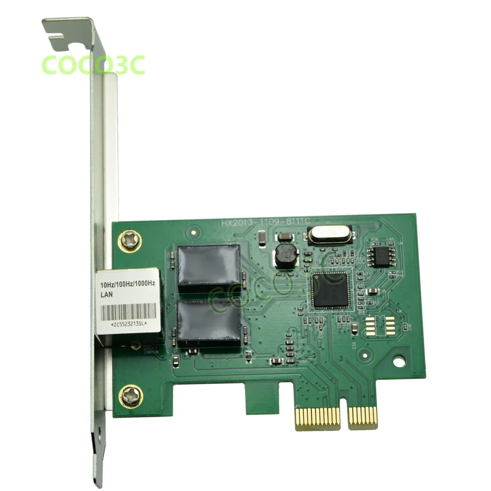 Realtek 8111C компьютер 1 Гбит/с Gigabit Ethernet Сетевая карта PCI e к порту RJ45 Lan адаптер