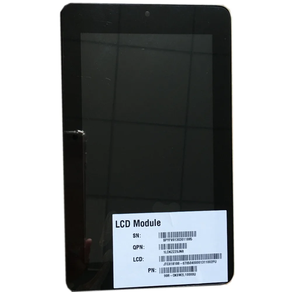 Цифровой преобразователь сенсорного ЖК-экрана в сборе с рамкой для Asus Memo Pad 7