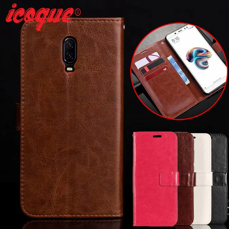 Wallet Case For Oneplus 6t Flip Cover Leather Luxury Oneplus6t Oneplus6 One Plus Stand for 6 5t 5 3 | Мобильные телефоны и