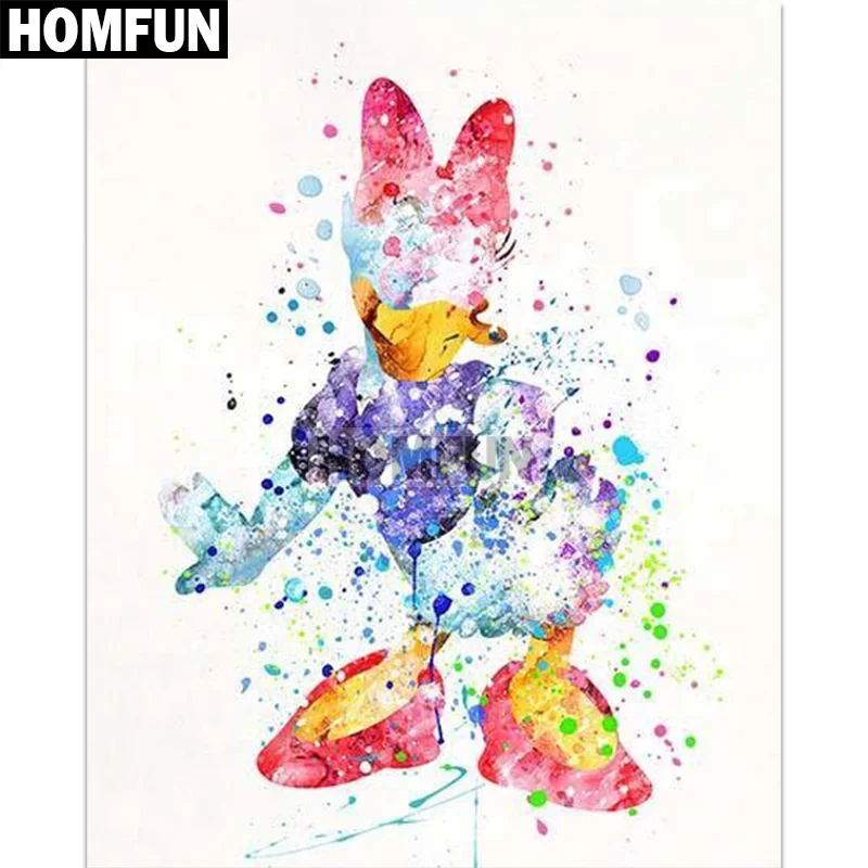 Зеленый HOMFUN полная квадратная/круглая дрель 5D DIY Алмазная картина "мультяшная роспись" 3D вышивка крестиком 5D домашний декор A01851 - Цвет: Зеленый