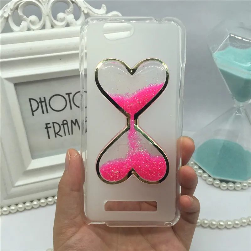 Чехол Wileyfox Spark с динамическим жидким блеском, частое стекло, бокал для вина, мягкий ТПУ чехол для телефона s для Wileyfox Spark Plus, милый чехол для девочки - Цвет: A13 Pink W