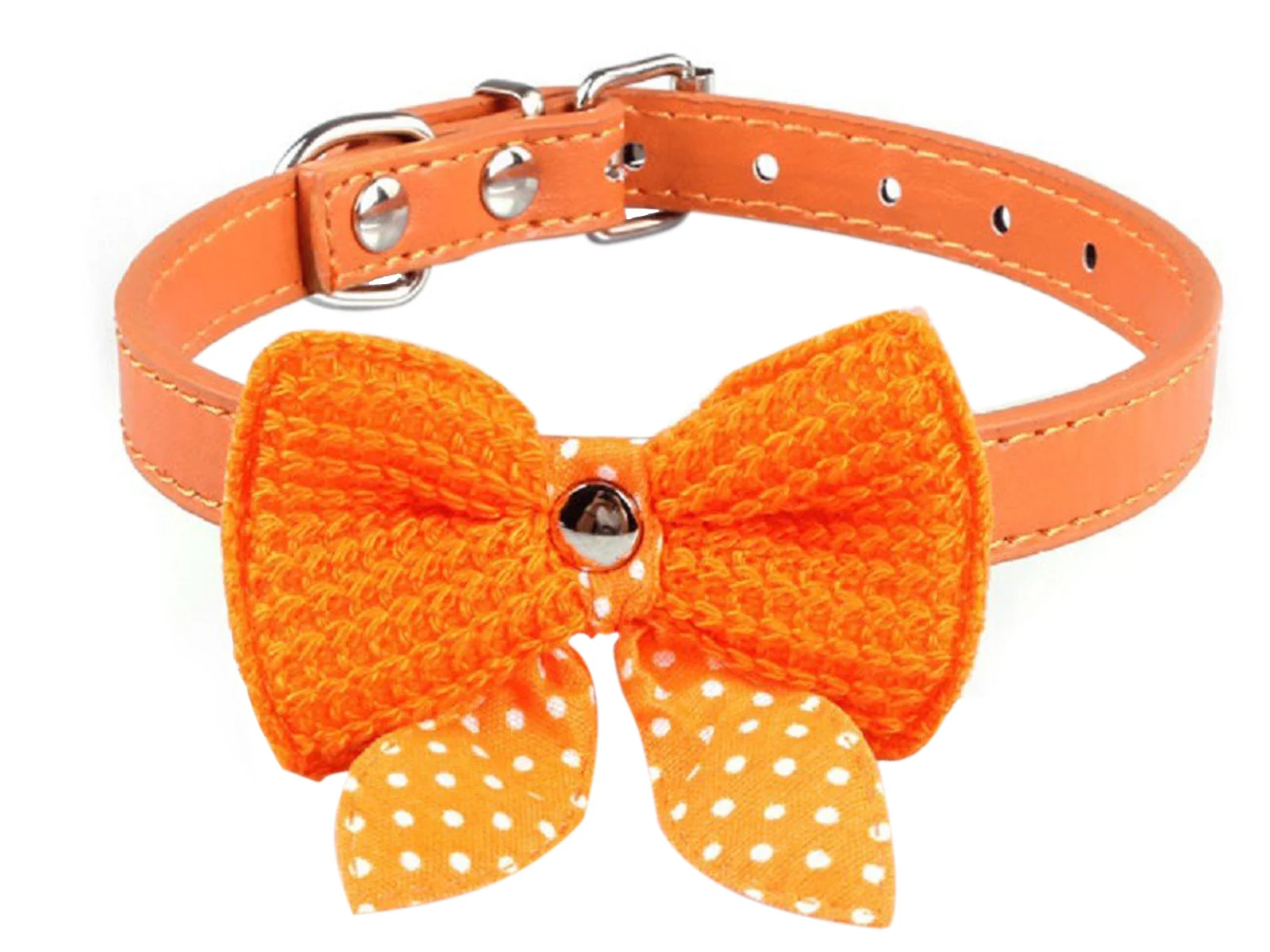 2016 свитер с бантом собака щенок регулируемые ошейники для домашних животных из