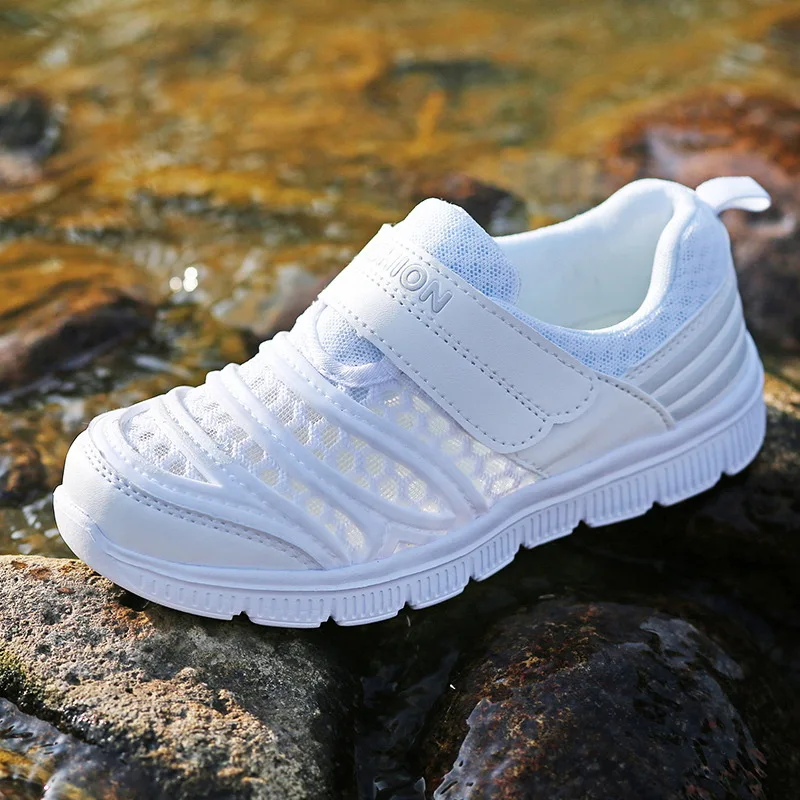 Новинка лета 2019 детская обувь из сетчатого материала дышащая Спортивная