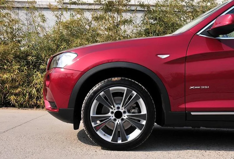 SUNFADA углеродного волокна виниловые колеса наклейки втулки украшения для BMW X3 2014