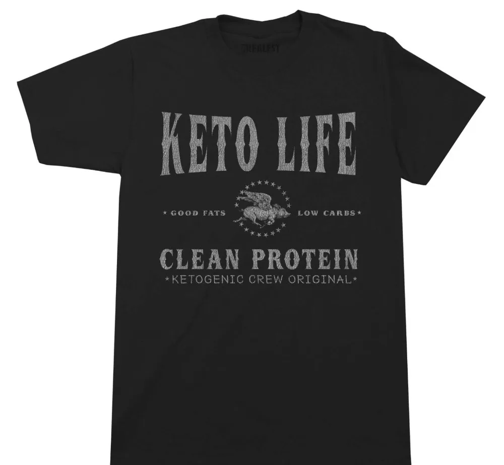 Футболка Keto Life Классическая футболка в стиле хип хоп кетоны кетози летающая