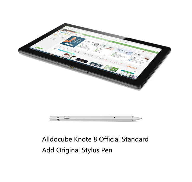 Add Stylus Pen 13,3 ''ips 2560*1440 Alldocube Knote8 Ultrabook планшетный ПК с Windows 10 Intel kaby Lake 7Y30 двухъядерный 8 Гб оперативная память 256 встроенная Тип C - Комплект: Add Stylus Pen
