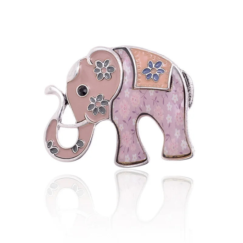 Elephant Brooch Trendy Chic Charming Cute Exquisite Animal Enamel Brooches Pins Decoration Clothing Jewelry Fashion 2017 | Украшения и