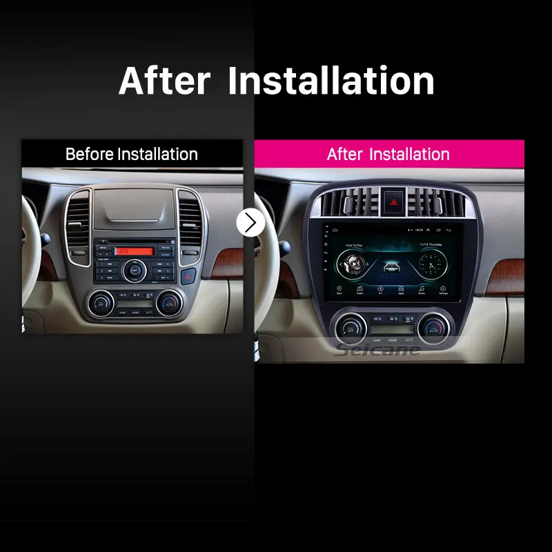 Seicane Android 8 1 автомобильный радиоприемник GPS-плеер для 2009 Nissan Sylphy поддержка Bluetooth Wi-Fi