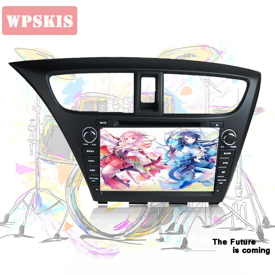 8 &quotAndroid 9 0 автомобильный DVD GPS плеер Navi для Honda Hatchback Civic 2013 2014 2015 с восьмиядерным