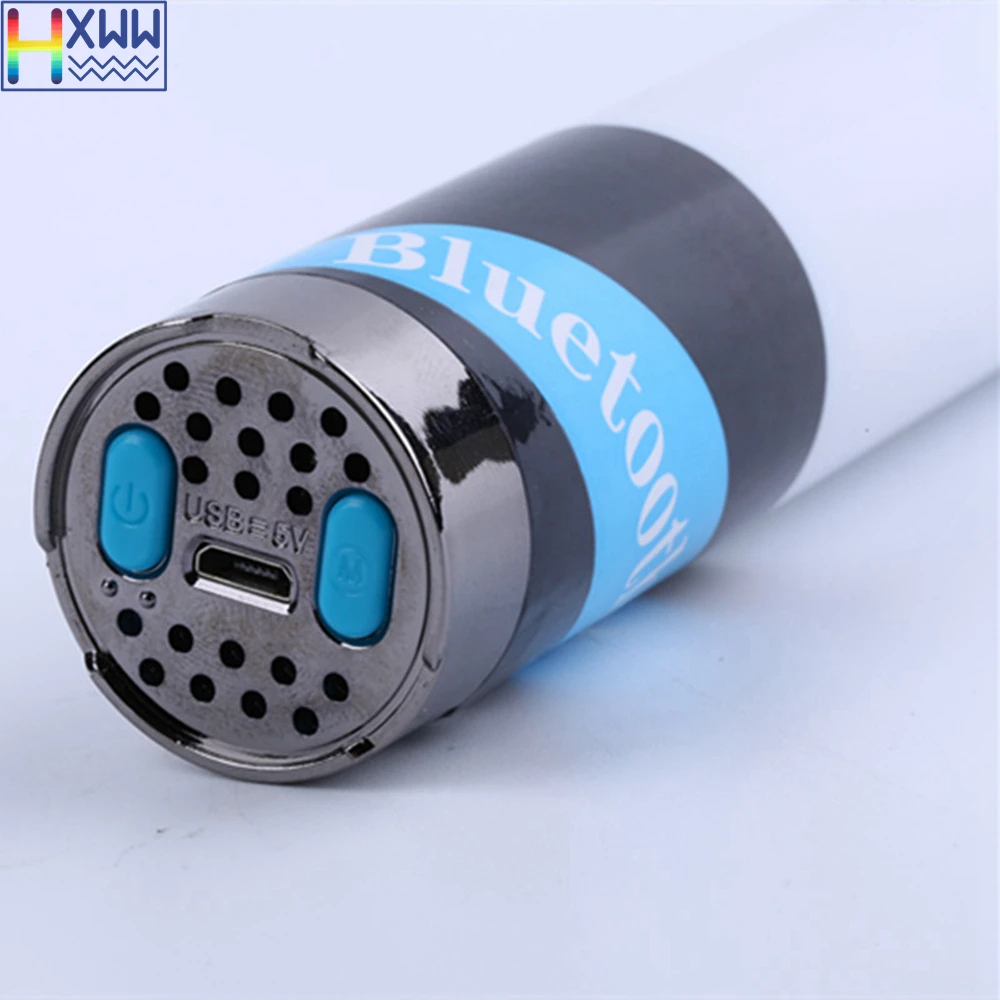 HXWW танцевальный свет мини размер портативный Перезаряжаемый Bluetooth беспроводной