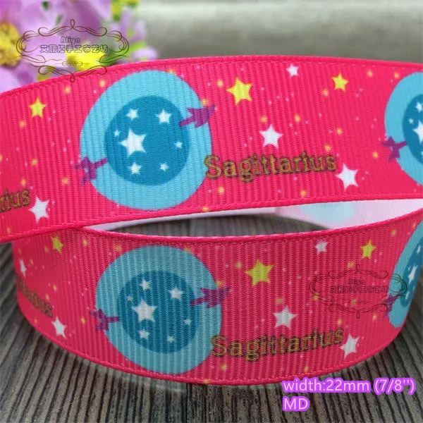 10 метров Созвездие печатных Grosgrain ленты качество для hairbow подарочный набор одежды