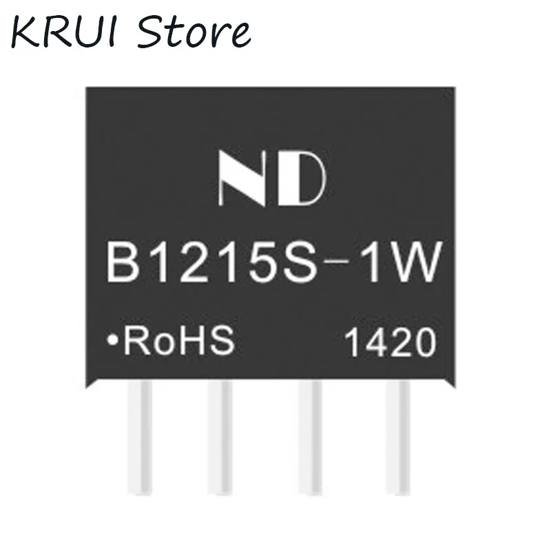 B1215S 1W 10 шт. 2015 Новый Повышающий Модуль питания 12 В до 15 изолированный повышающий dc