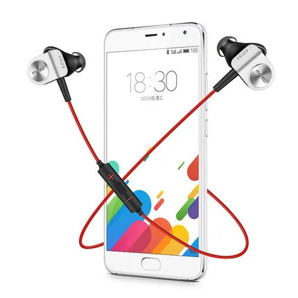 Original Meizu EP51 Wireless Sports Headphone Bluetooth4 support aptX Noise Cancelling MIC Aluminium Alloy shell TPE Line | Электроника