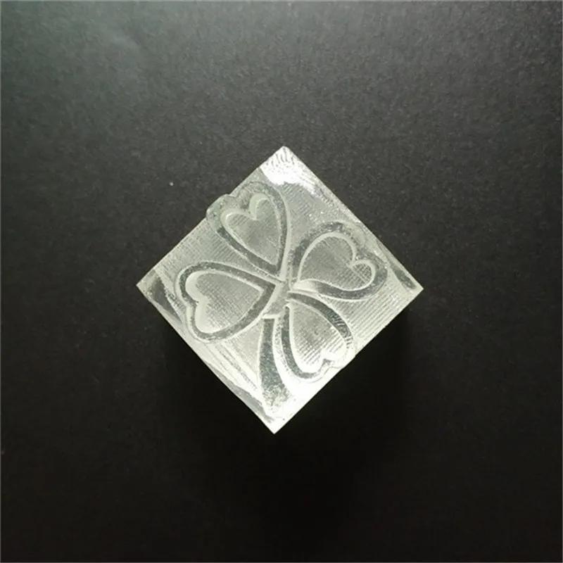 Бесплатная доставка DIY Craft 29*27 мм Клевер Дизайн Смола Мыло Stamp домашний