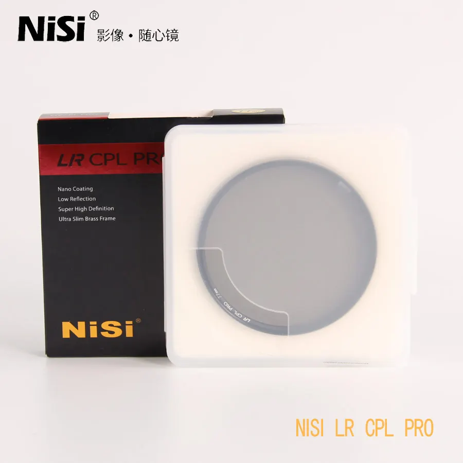 Nisi 67 мм 72 77 82 LR CPL PRO Ультра тонкий поляризационные фильтры из водостойкого